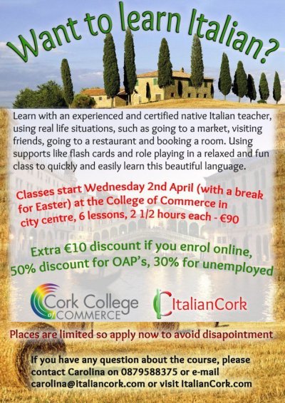 Last Call... New Beginners Classes Starting Next Week at The College of Commerce!
